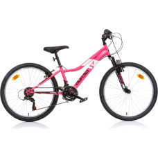 Dino Bikes Women's bicycle 24'' ''RING'', pink/black/ white
