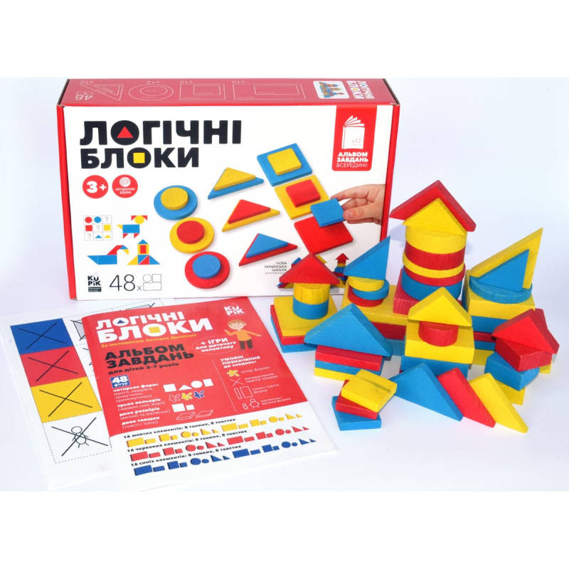 Igroteco Logic blocks, 48 pcs.