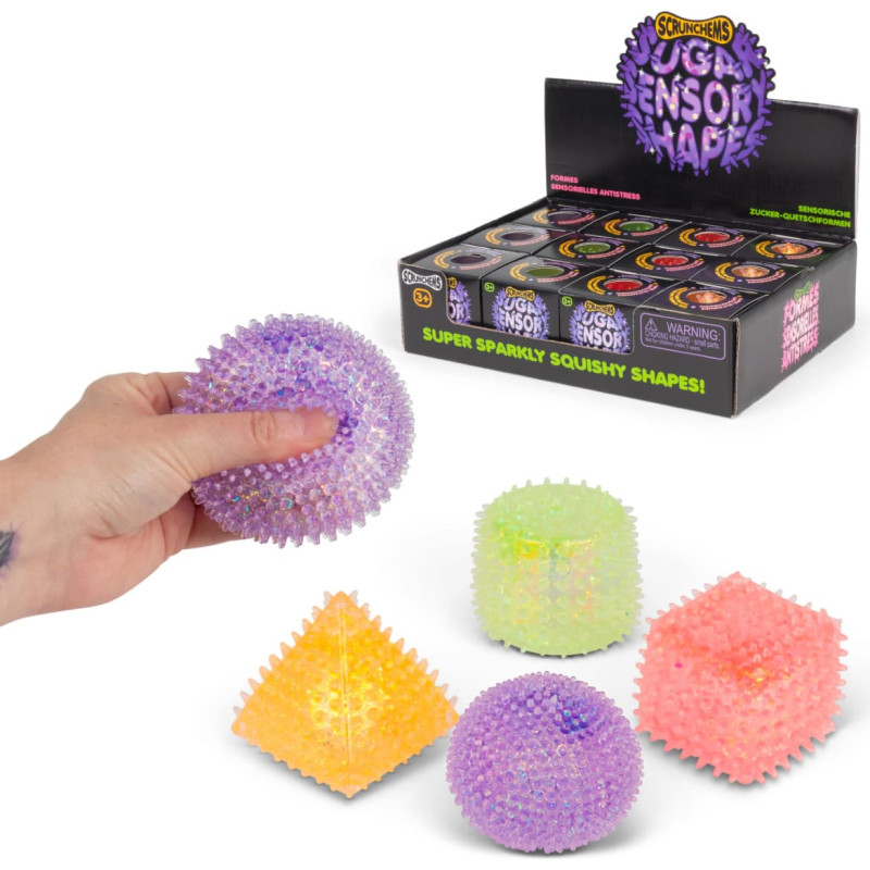 Tobar SCRUNCHEMS Antistresa rotaļlieta Mirdzo&scaron;as sensorās figūras