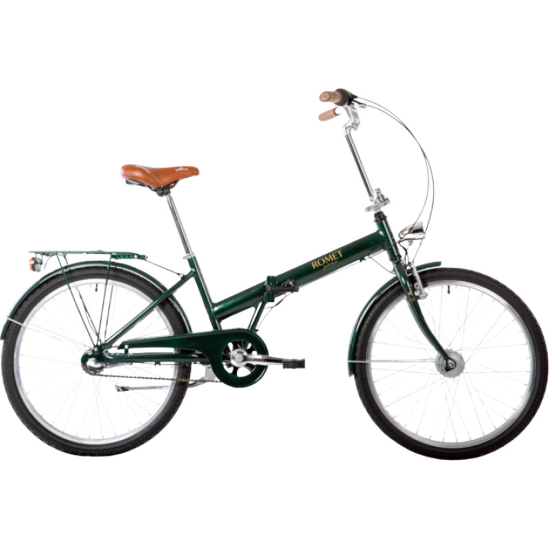 Romet folding bicycle ROMET Jubilat Classic, 24", green