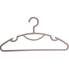 Ordinett Drēbju pakaramie 10 gab. plastmasas Daphne 42x0,8x21cm pelēkbrūni