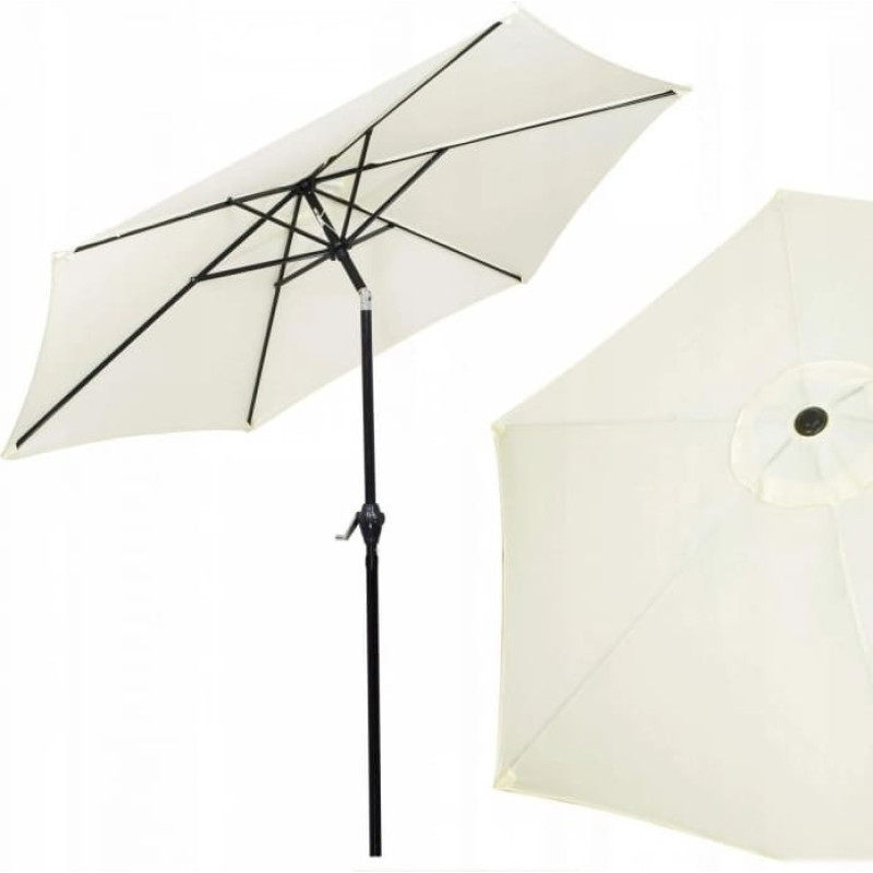 Standing Garden Umbrella with Tilt Springos GU0013, 250 cm