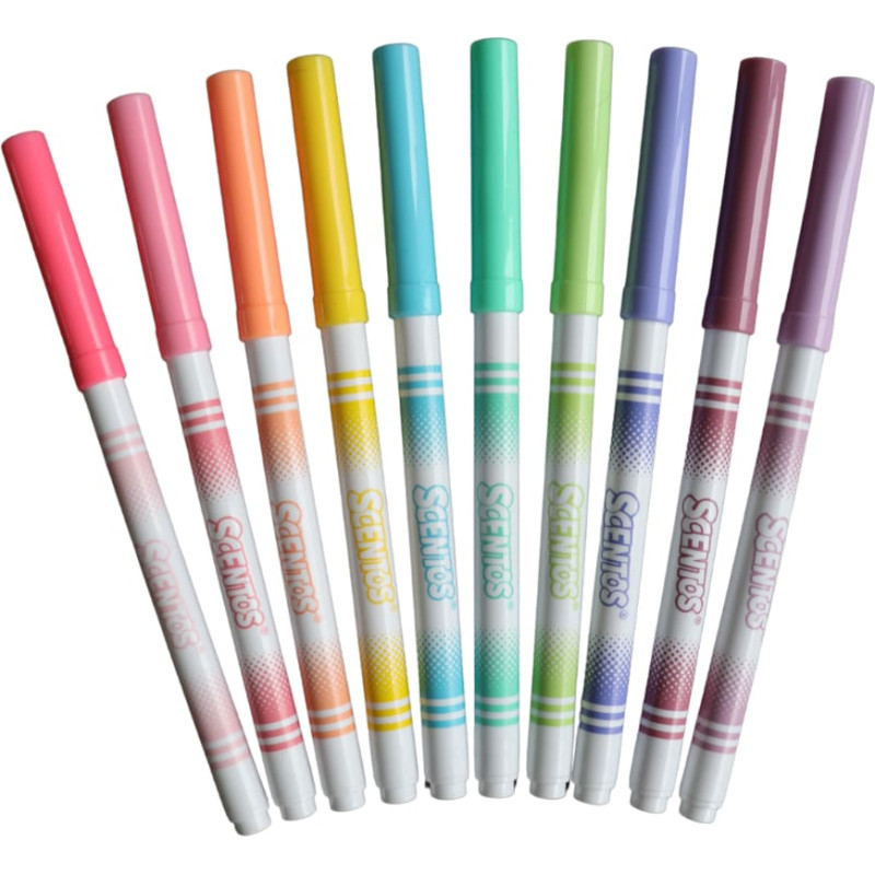 Dumel SCENTOS ST 20111 scented markers – pastel colors, 10 pcs