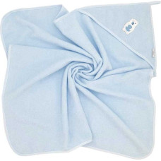 BOCIOLAND 2223 Hooded Bath Towel 80×80 cm — “Polar Bear”, Blue, BL222