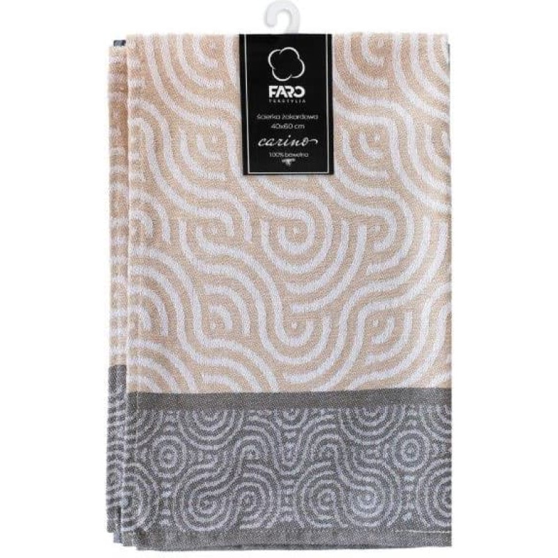 ŚCIERKA 40X60 ŻAKARDOWA CARINO 024 BAW.
