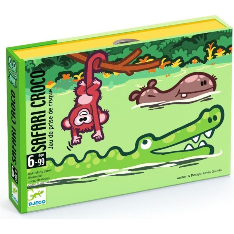 Djeco Card game - Safari Croco