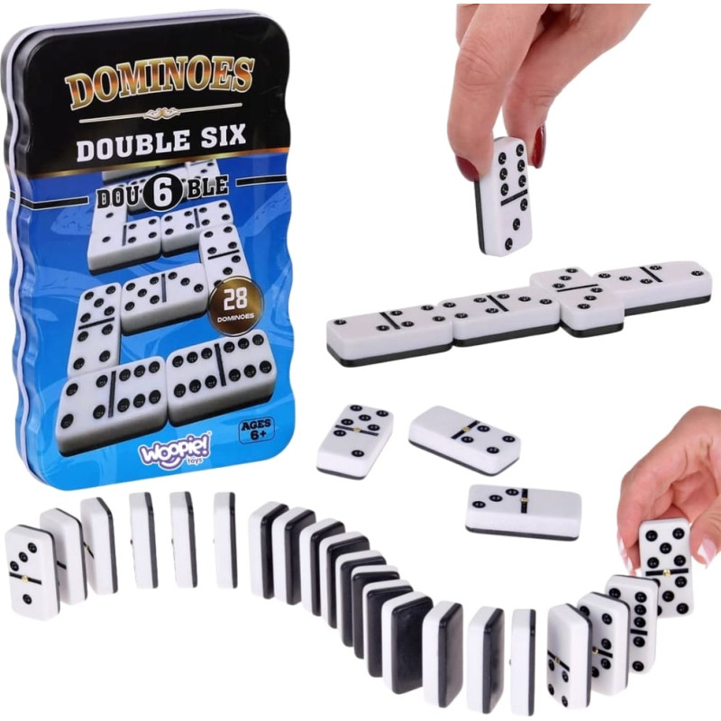 Woopie Domino Klasyczna Gra Logiczna 28 Kostek