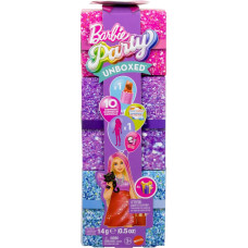 Barbie® Party Unboxed Reveal Glamuuripeo nukk punases kleidis