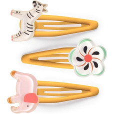 Djeco Plume - Jungle collection - Hair Clips - Nadette (3 pcs)