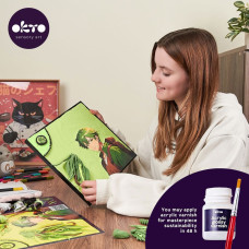 Okto Creative set Modelling clay - 3D painting MANGA Earth (29*29 cm)