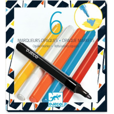 Djeco Colours - 6 opaque markers - Street Art