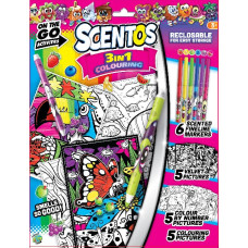 Dumel SCIENTOS ST 10533 Pachnący zestaw - kreatywna teczka display 12 szt.