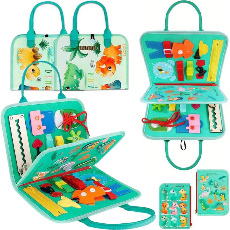 KSIĄŻECZKA SENSORYCZNA MANIPULACYJNA