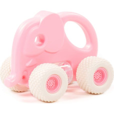 Polesie Car rattle Baby Gripcar, pink elephant 18&times;11.5&times;13.8 cm 90256