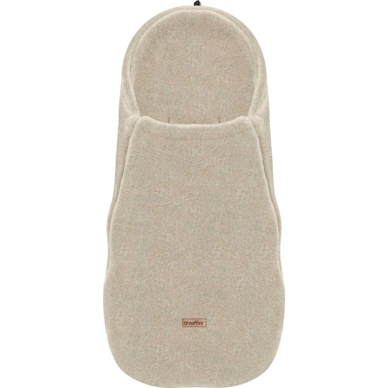 Wool footmuffs mini Sierra 0-18m beige