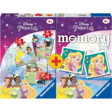 Ravensburger Set: Puzzle 3-in-1 + Memory Game Princesses