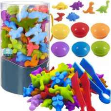 Ist- Montessori skaitī&scaron;anas apmācība: dinozauri 56 el. (22496)