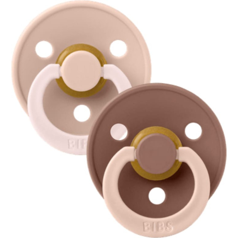 Bibs Studio Collection Colour Round &ndash; Fusion Blush Woodchuck Mix 6-18m 2pcs