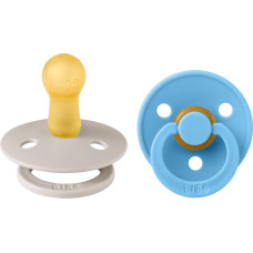Bibs Colour Round pacifiers Mushroom/Breeze 0-6m 2pcs