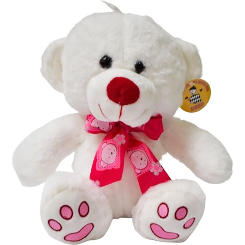 MIŚ Z FIOLETOWYM NOSEM Z KOKARDĄ