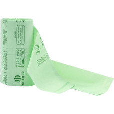 Biobag Atkritumu maisi kompostējami BioBag 20L (20 gab. rullī) 15mkr. 42x 54cm zaļi