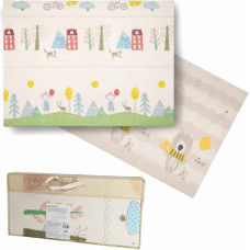 Educational double-sided foldable foam mat 150 × 200 cm, bears and trees