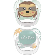 Dr. Brown’s PV22014 Prevent pacifier “Butterfly”, 6–18 months, “Animals” collection, green, 2-pack