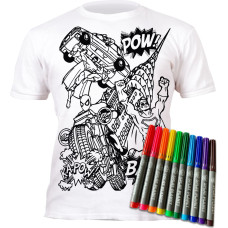 Splat Planet colour in T-shirt Super Hero