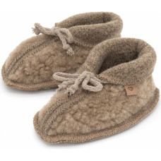Buciki dziecięce wełniane Nevada 6-12m brown