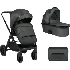 Stroller 2in1 with carrycot Tiffany Dark Grey 2024