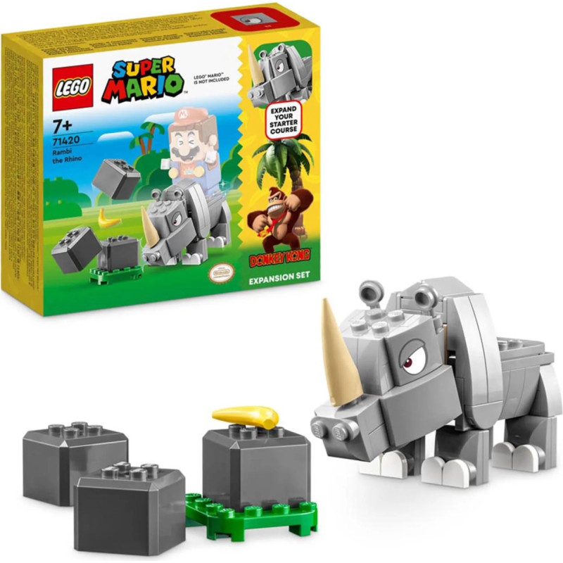 Lego 71420 SUPER MARIO Rambi the Rhino Expansion Set