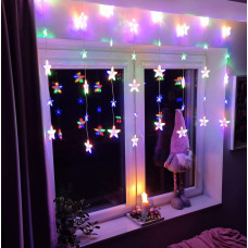 Springos CL4008 STAR CURTAIN