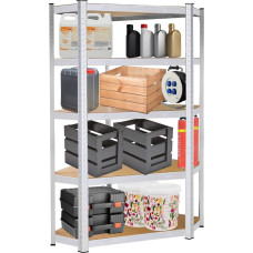 Springos Shelf Springos HA5214 180 x 90 x 40cm 5 shelves