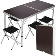 Springos Tourist table with chairs Springos CS0073 120 x 60 cm