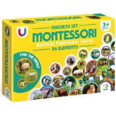 Dodo Educational magnetic puzzles Montessori Magnetic set Animal families:Farm