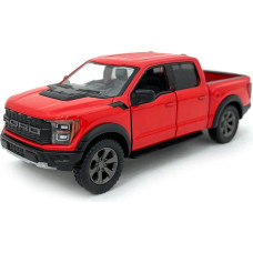 Kinsmart toy car, 2022 Ford F-150 Raptor, red