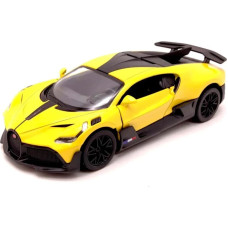 Kinsmart toy car, Bugatti Divo, yellow