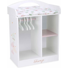 Arias doll changing table with a clothes rack