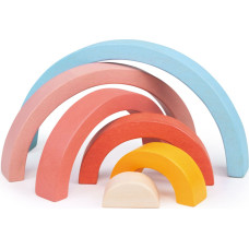 Mentari Stacking rainbow arches, 6 pcs.