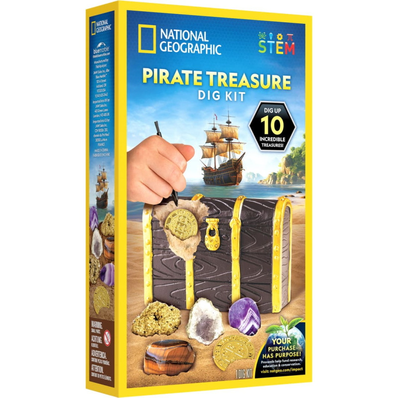 National Geographic komplekts Pirate Treasure Dig Kit, RTCHESTDIG