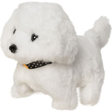 Minikid Plush toy - 85183 -  walking DOG - WHITE