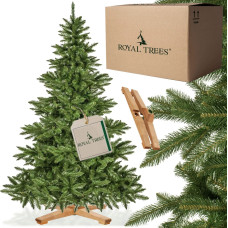 Springos CT0194 Artificial Christmas tree 180 cm Premium Royal Trees, natural Christmas tree with wooden stand