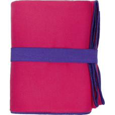 TOWEL FITNESS 80X130 MICROFIBER FUCHSIA ELASTIC/VIOLET EDGING