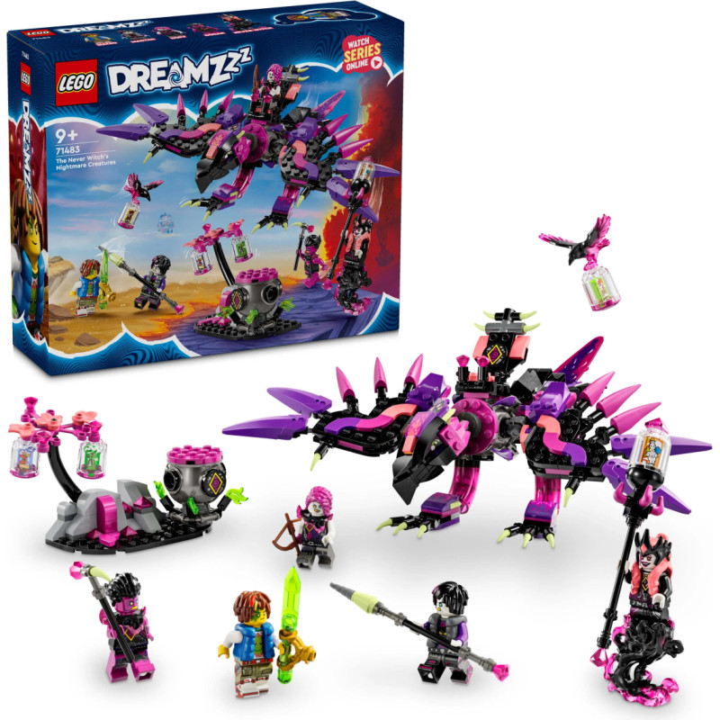 Lego DREAMZzz The Never Witchs Nightmare Creatures 71483