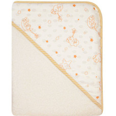 Duet Baby Bathing cover - 651 - TERRY - MINKY - size 100x100 - ECRU