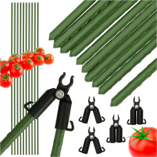 Tomato and plant support stakes, 120 cm, 10 pcs.