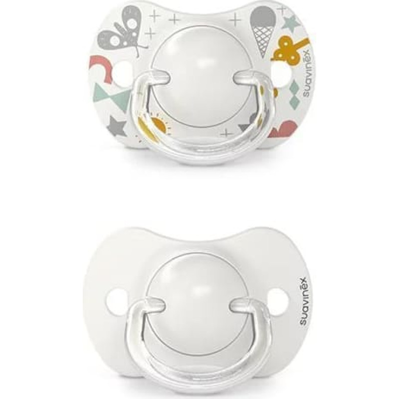 Suavinex 083195 PACIFIER SX PRO 0-6 2PCS GRAY 308268