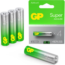 GP Alkaline battery LR03/AAA 4 pcs.