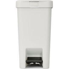 Brabantia trash bin with pedal StepUp,16 l, Light Grey - 800221