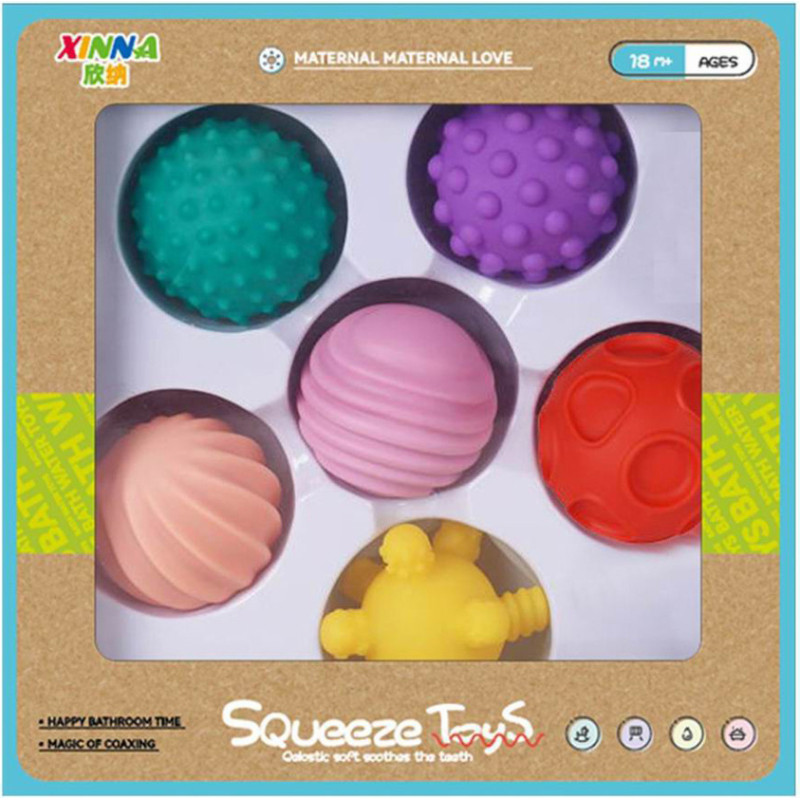 HIPO 25657 sensory ball set, 6 pcs.